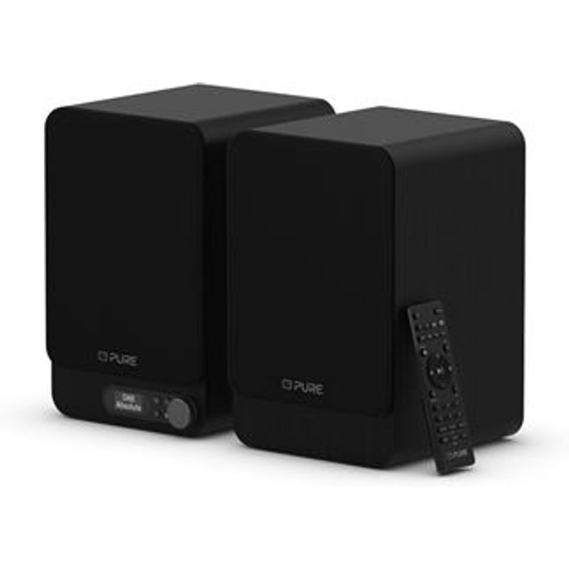 Enceinte connectée Hi-Fi Pure Classic Active Noir vendues à la paire