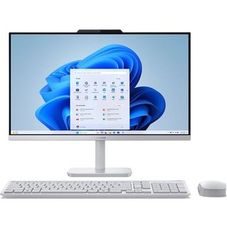 PC tout-en-un Lenovo A100 23,8" Intel® N100 16 Go RAM 512 Go SSD Gris nuage