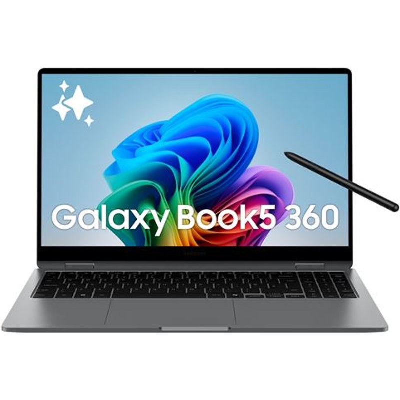 PC Portable Samsung Galaxy BOOK5 360 écran tactile 15,6'' FHD Copilot+ Intel® Core™ Ultra 7 16 Go RAM 1 To SSD Anthracite