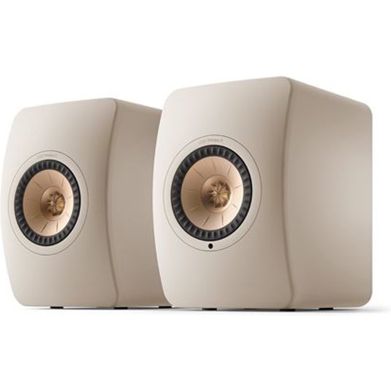 Enceintes connectées Hi-Fi KEF LS50 Wireless II Beige vendues par paire