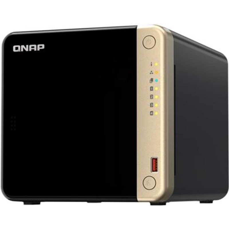 Serveur NAS Qnap TS-464 4 Baies SATA 6 Go/s Noir