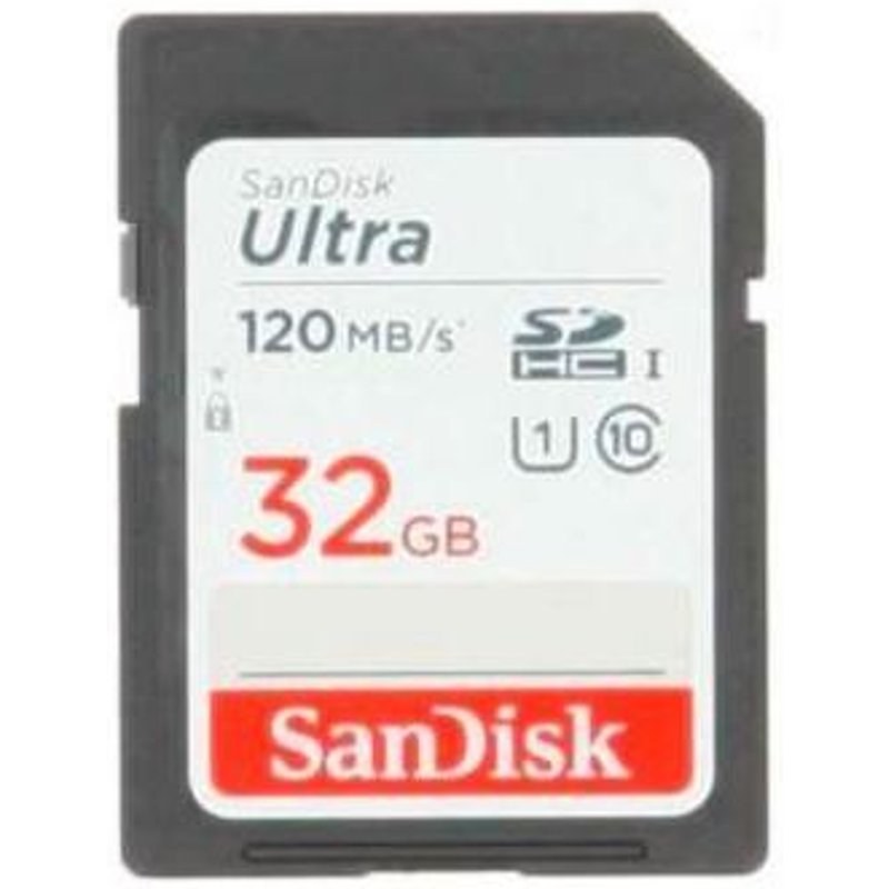 SanDisk Ultra - Carte mémoire flash - 32 Go - UHS-I U1 / CLASS10 - SDHC UHS-I