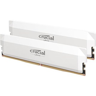 Crucial Pro DDR5 Overclocking 32 Go (2 x 16 Go) 6000 MHz CL36 Blanc