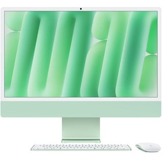 Apple iMac 24" écran retina 4,5K 256 Go 16 Go RAM Puce M4 CPU 8 cœurs GPU 8 cœurs Vert