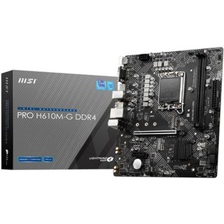 Carte mère MSI PRO H610M-G DDR4 micro ATX Socket LGA1700 Chipset Intel H610