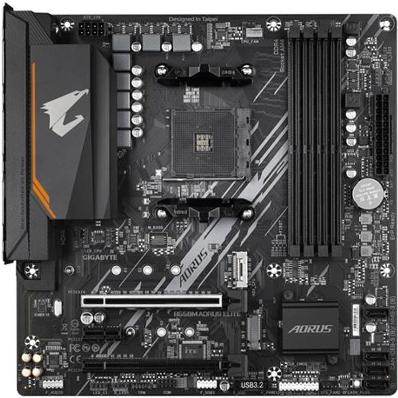 Carte mère Gigabyte Aorus B550M Elite Micro ATX Socket AM4 Chipset AMD B550