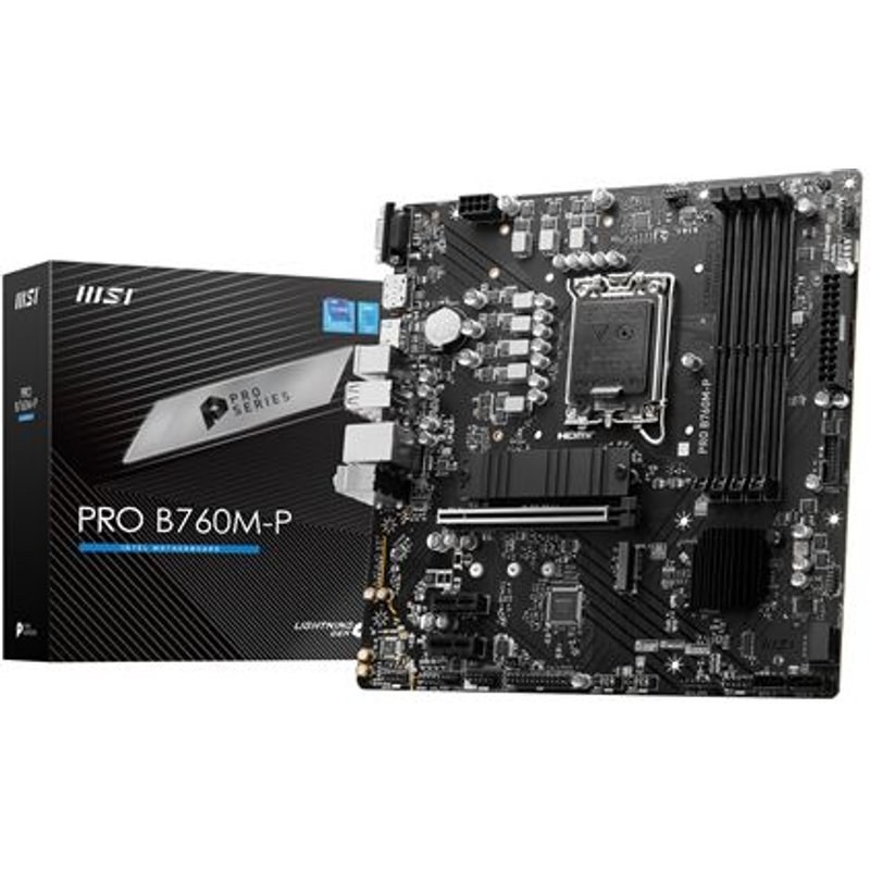 Carte mère MSI PRO B760M-P micro ATX Socket LGA1700 Chipset Intel B760