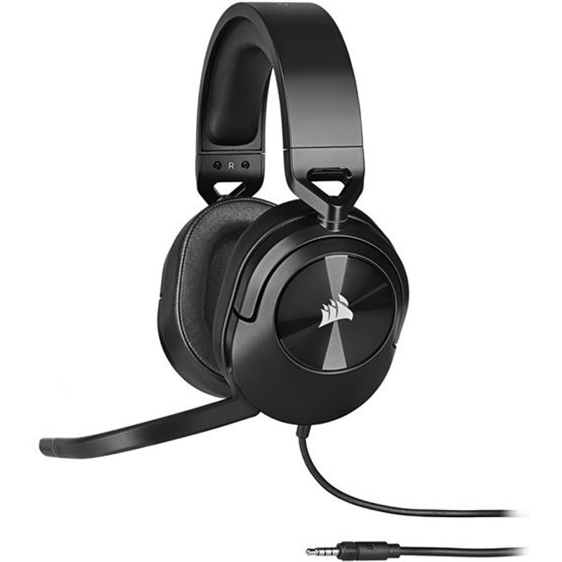 Micro-casque Gaming circum-aural filaire Corsair HS55 Stéréo Noir carbone