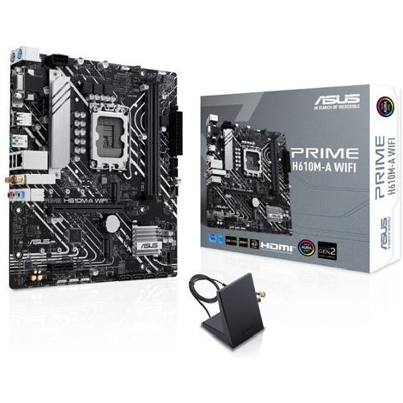 Carte mère ASUS PRIME H610M-A Wi-Fi micro ATX Socket LGA1700 Chipset Intel H610