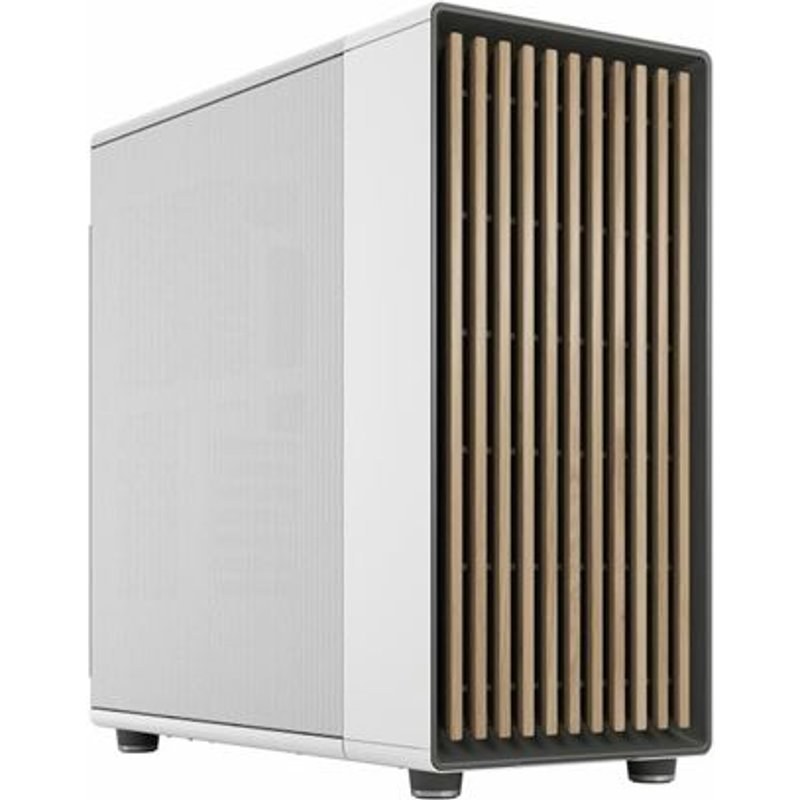 Boîtier PC Fractal Design North XL grand tour blanc avec panneau latéral en maille