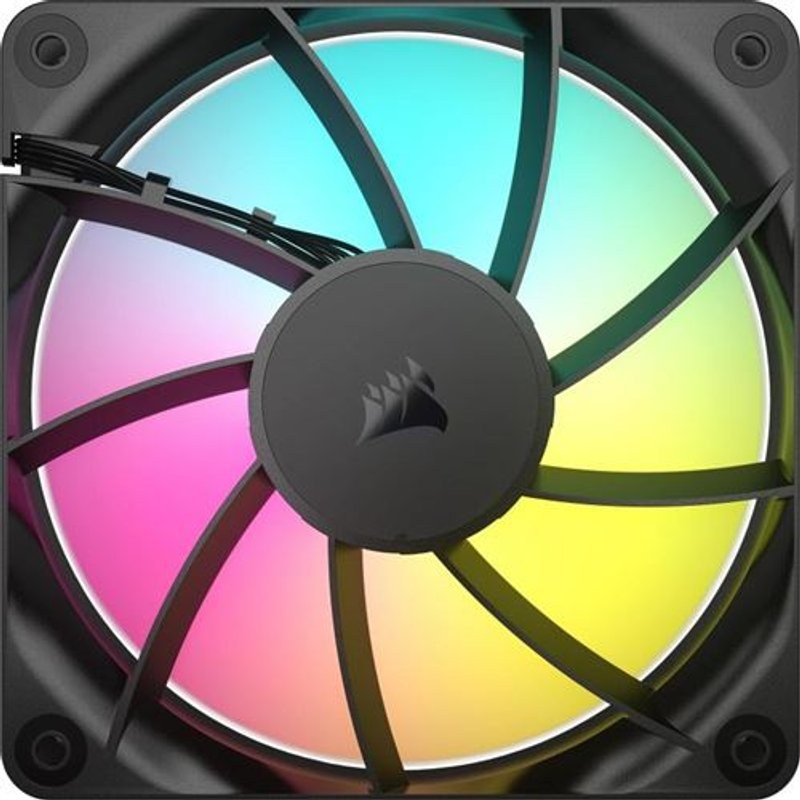 Ventilateur PC Corsair RS120 ARGB 120 mm noir