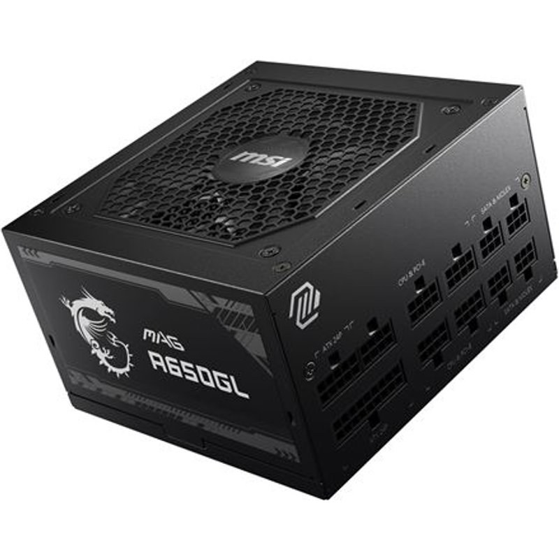 Alimentation PC modulaire MSI MAG A650GL 650W 80 PLUS Gold noir