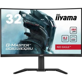 Écran PC Gaming Iiyama G-Master™ Red Eagle™ GCB3280QSU-B2 32" incurvé 180 Hz WQHD Noir mat