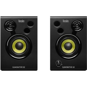 Paire d'enceintes Hercules DJ MONITOR32 Noir