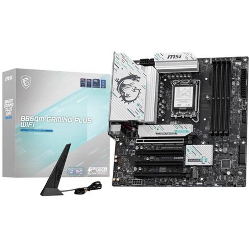 Carte mère MSI B860M GAMING PLUS Wi-Fi micro ATX Socket LGA1851 Chipset Intel B860