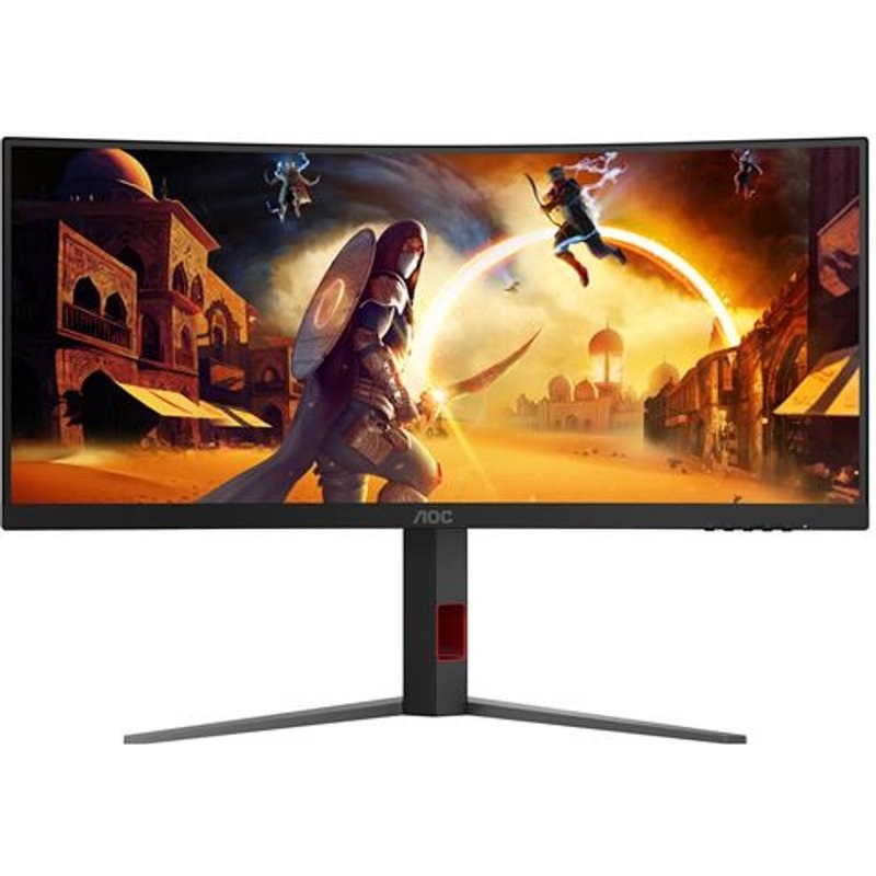 Écran PC Gaming Aoc CU34G4Z 34" incurvé 240 Hz WQHD Noir et Rouge