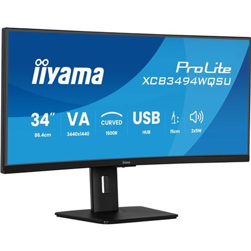 iiyama 34" LED - ProLite XCB3494WQSU-B1