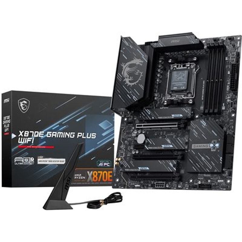 Carte mère MSI X870E GAMING PLUS Wi-Fi ATX Socket AM5 Chipset AMD X870E