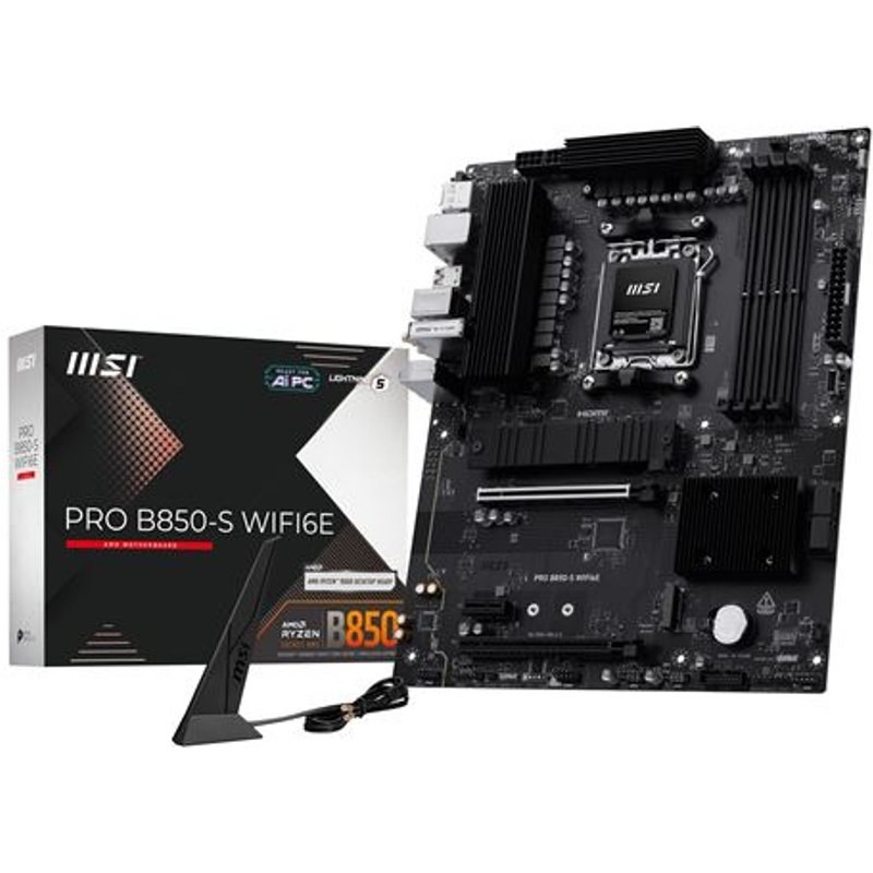 Carte mère MSI PRO B850 S WIFI6E ATX Socket AM5 Chipset AMD B850