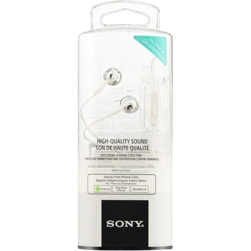 Ecouteurs intra-auriculaires Sony MDR-EX110AP Blanc