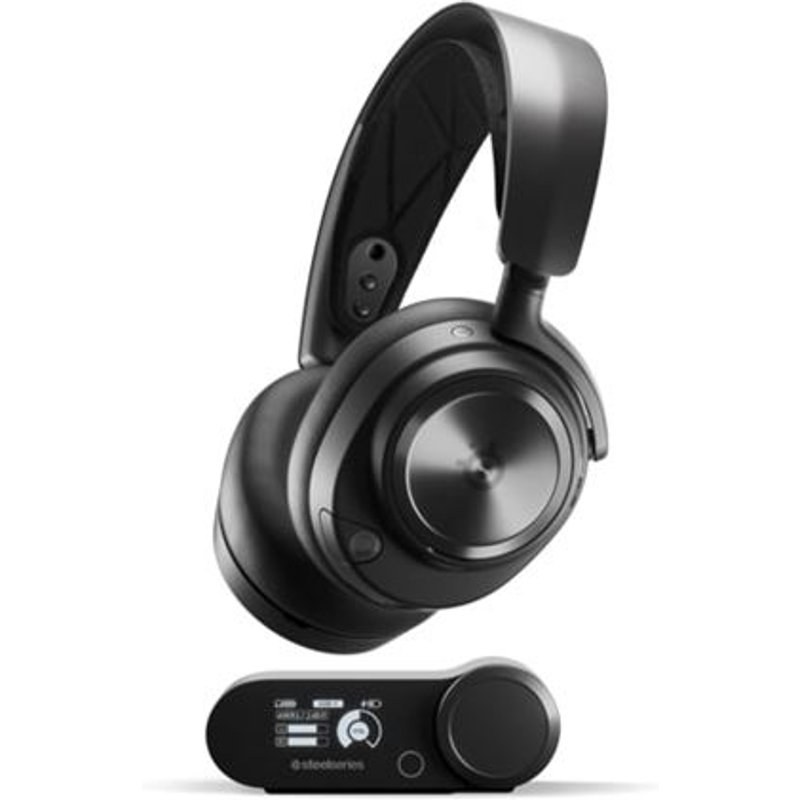 SteelSeries ARCTIS NOVA PRO WIRELESS pour PC et PlayStation - ANC - sans fil RF 2.4 GHz/Bluetooth - microphone à réduction de bruit ClearCast
