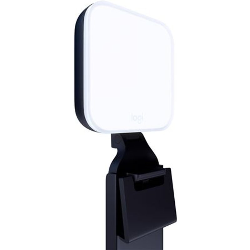 Logitech Litra Glow Premium Lumiere LED Streaming - Lumiere ordinateur pour videoconferences pour PC/Mac - Graphite