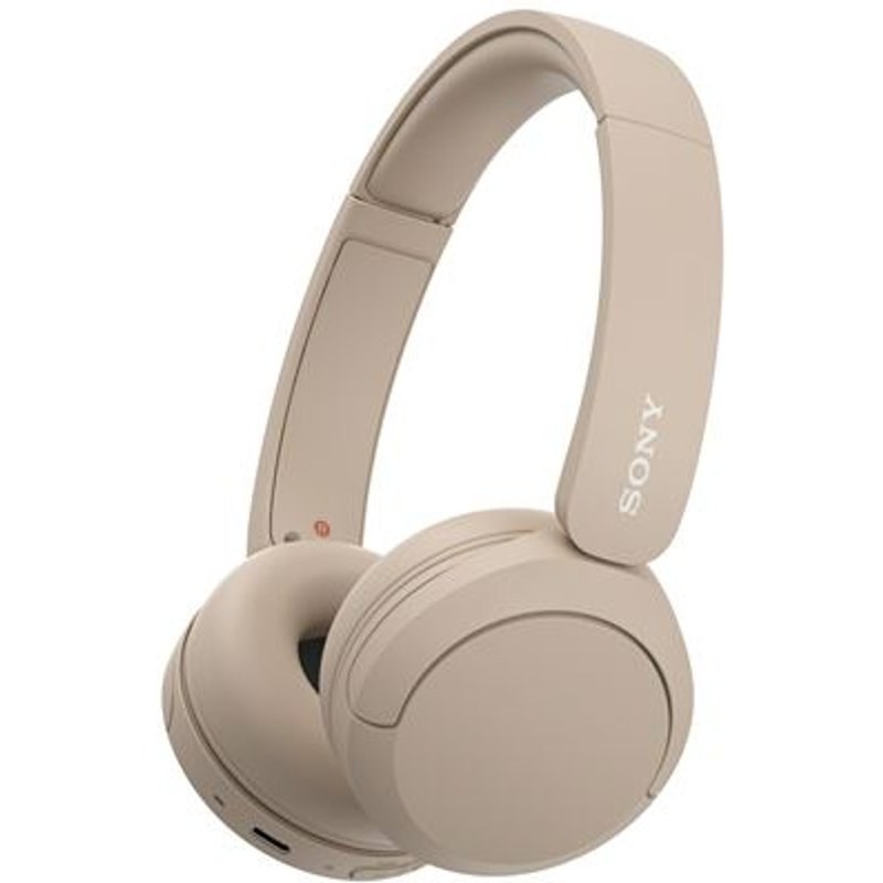 Casque arceau sans fil Bluetooth Multipoint Sony WHCH520 Beige