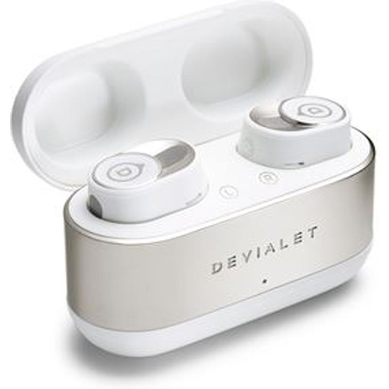 Ecouteurs sans fil Bluetooth Devialet Gemini II Iconic avec réducteur de bruit Blanc