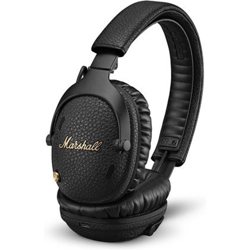 Casque audio arceau circum-aural sans fil Marshall Monitor III ANC avec réduction de bruit active Noir