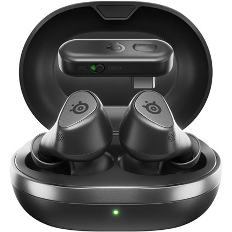 Ecouteurs intra-auriculaires sans fil Bluetooth SteelSeries Arctis GameBuds avec réduction de bruit pour Xbox Noir