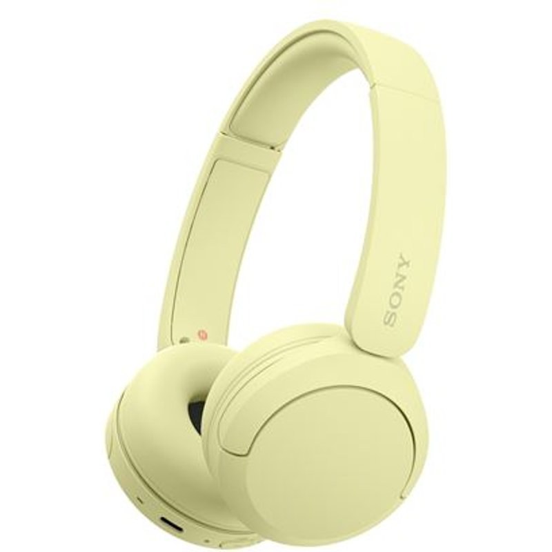 Casque arceau sans fil Sony WHCH520 Bluetooth Multipoint Jaune