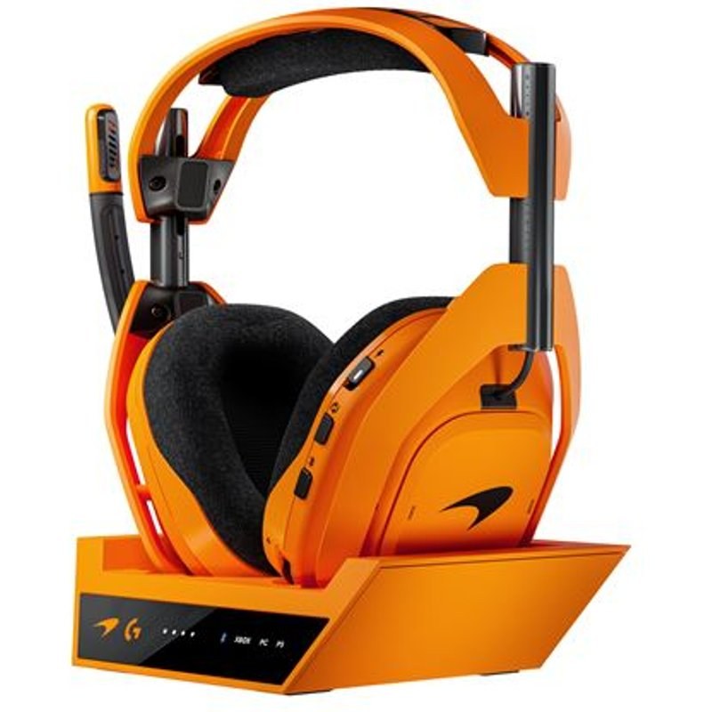 Casque PC Gaming sans fil Logitech G Premium Astro A50 X Lightspeed McLaren Edition Orange