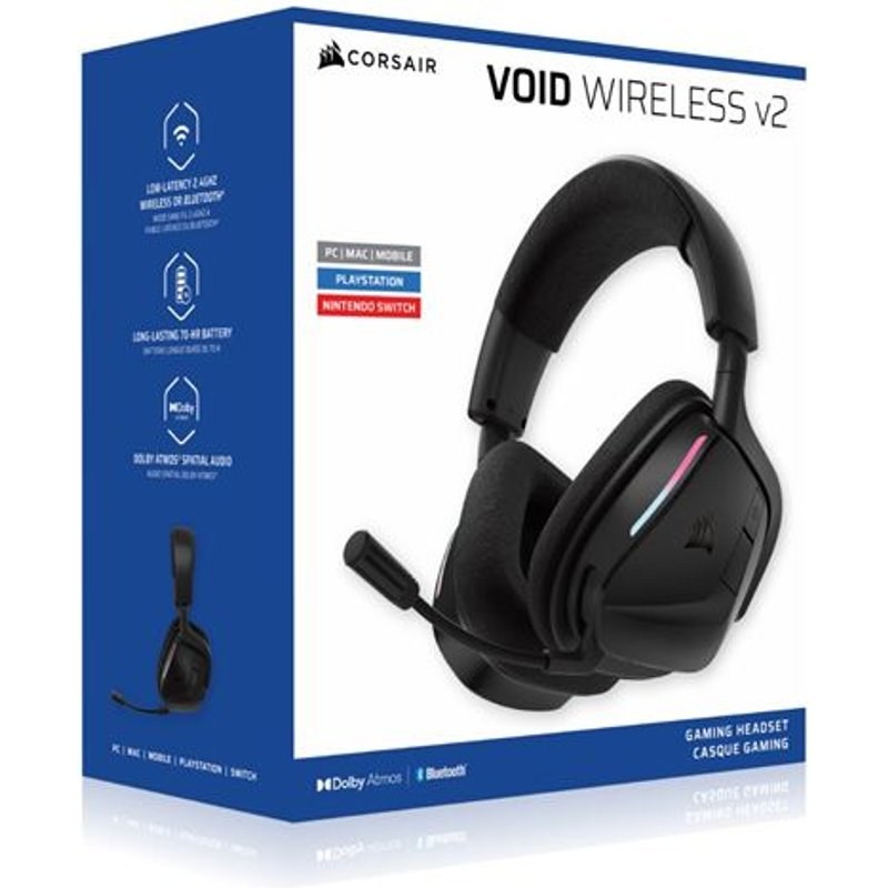 Corsair Casque Arceau Circum Aural Gaming Sans Fil Void Pour PS5