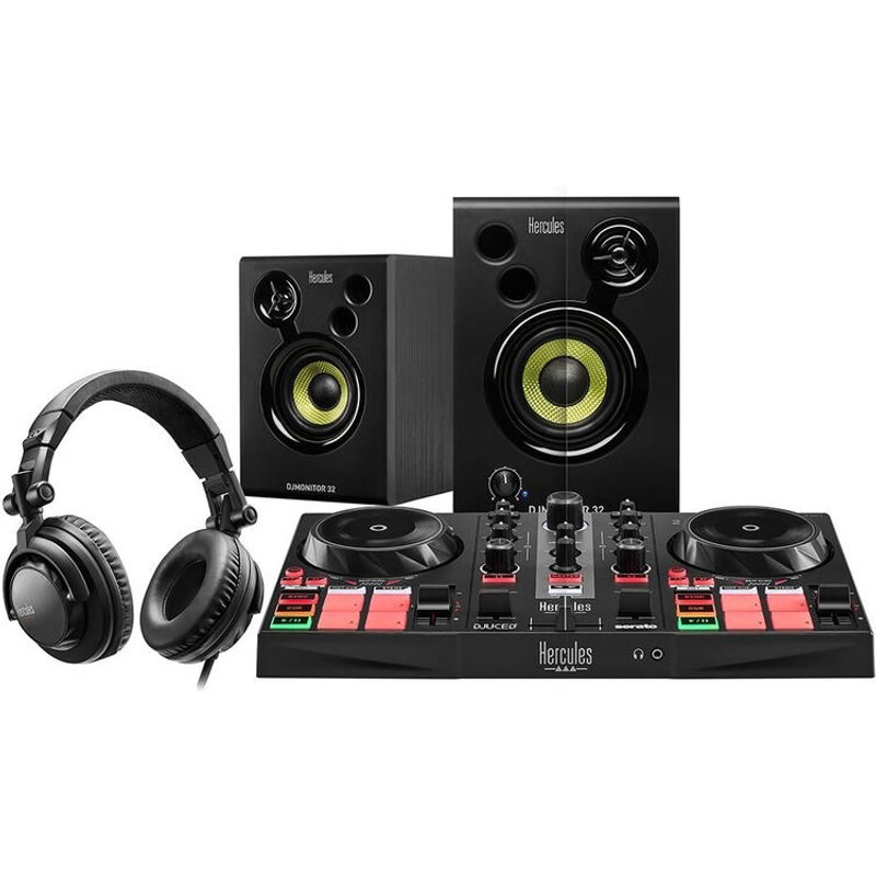 Kit tout-en-un Hercules DJLearning MK2 Noir