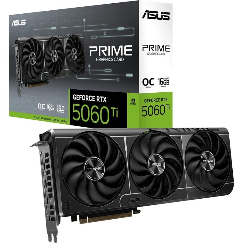 Carte graphique ASUS PRIME NVIDIA GeForce RTX 5060 Ti 16G OC