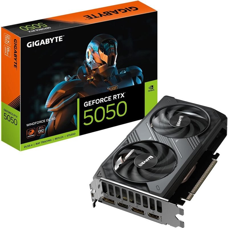 Carte graphique Gigabyte NVIDIA GeForce RTX 5050 WINDFORCE OC 8G