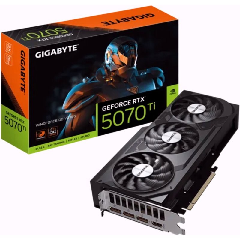 Carte graphique Gigabyte NVIDIA GeForce RTX 5070 TI WF3OCV2-16GD