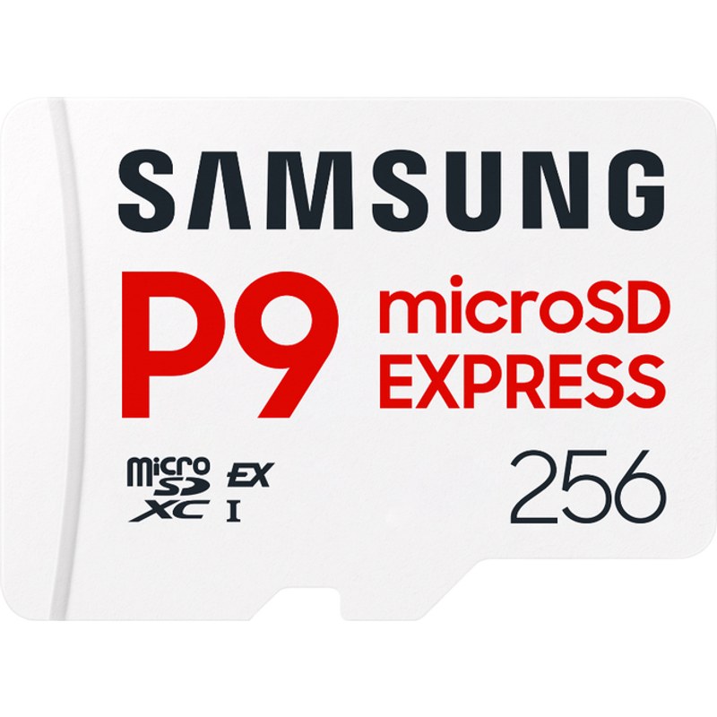 Carte mémoire micro SDXC Samsung P9 Express MB-MK256T 256 Go Blanc