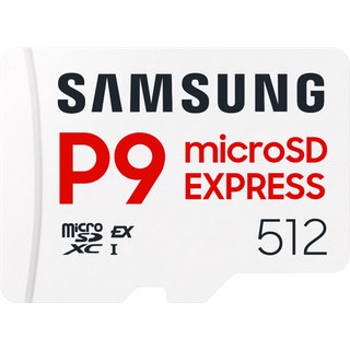 Carte mémoire micro SD Samsung P9 Express 512 Go Blanc