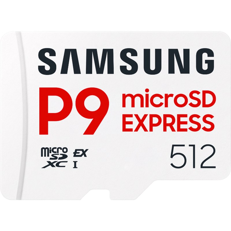 Carte mémoire micro SD Samsung P9 Express 512 Go Blanc