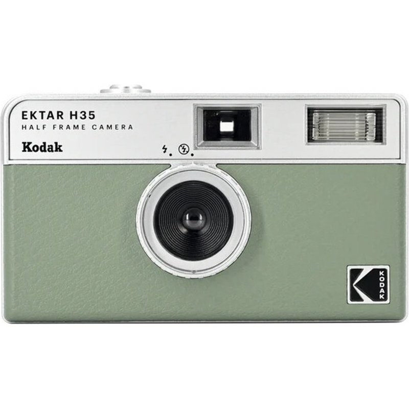 Appareil photo argentique demi-format Kodak EKTA H35 35 mm Noir Sauge Réutilisable