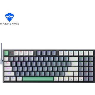 Machenike K500-B94 clavier mécanique filaire 90 %, disposition QWERTY US, switch Brown, RGB