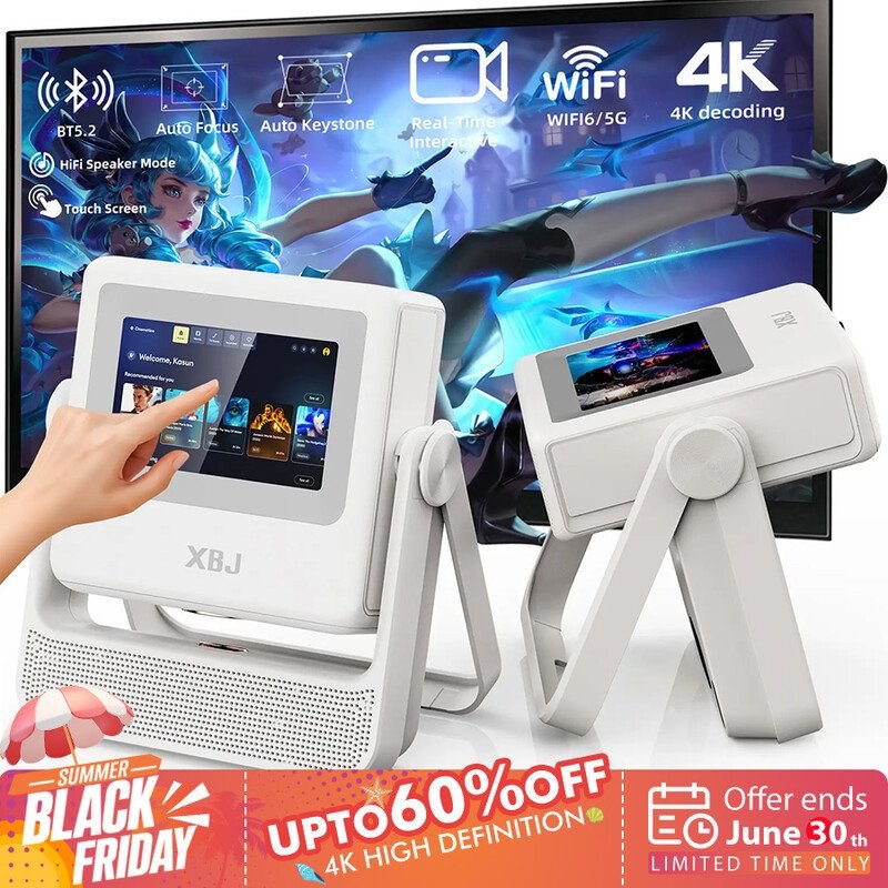 XBJ Videoprojecteur 1080P Systeme