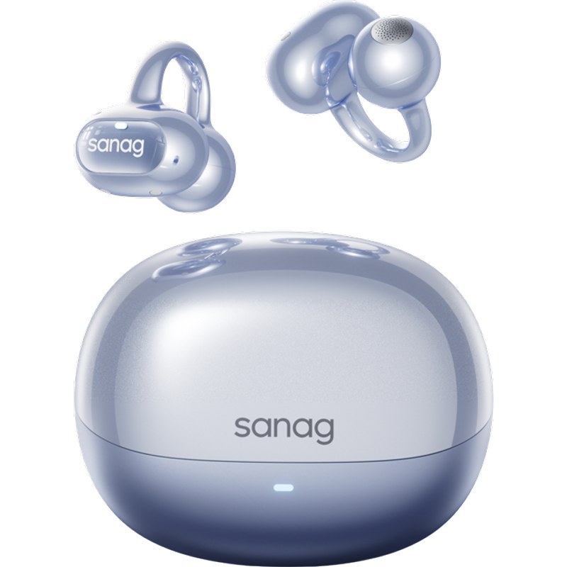 SANAG S-S8SULTRA Écouteurs sans fil intelligents Bluetooth à conduction osseuse avec clip