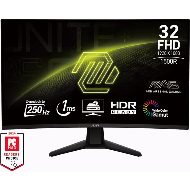MSI MAG 32C6X moniteur PC 80 cm 31,5 pouces 1920 x 1080 pixels Full HD Noir