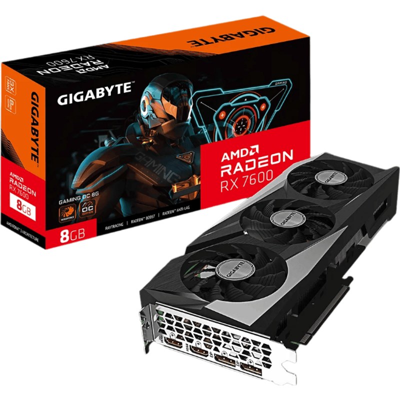 Carte Graphique Gigabyte Gbt RX 7600 Gaming Oc