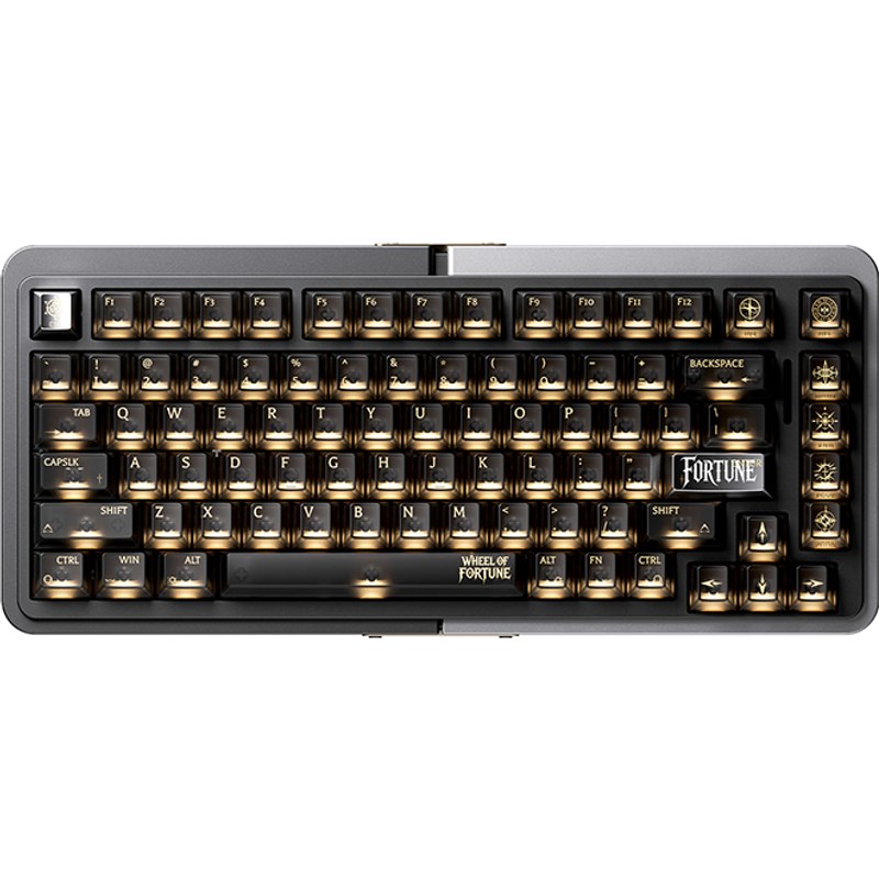 Royalaxe E75 Clavier Gaming Hall Effect Personnalisable, Switches Magnétiques TTC, Boîtier CNC