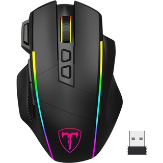 ET Souris gaming sans fil triple mode 2,4 G/USB-C/Bluetooth