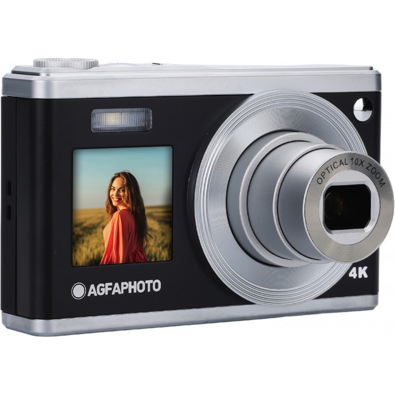 AgfaPhoto DC9200-BK Appareil photo numérique compact 24 MP avec zoom optique 10X