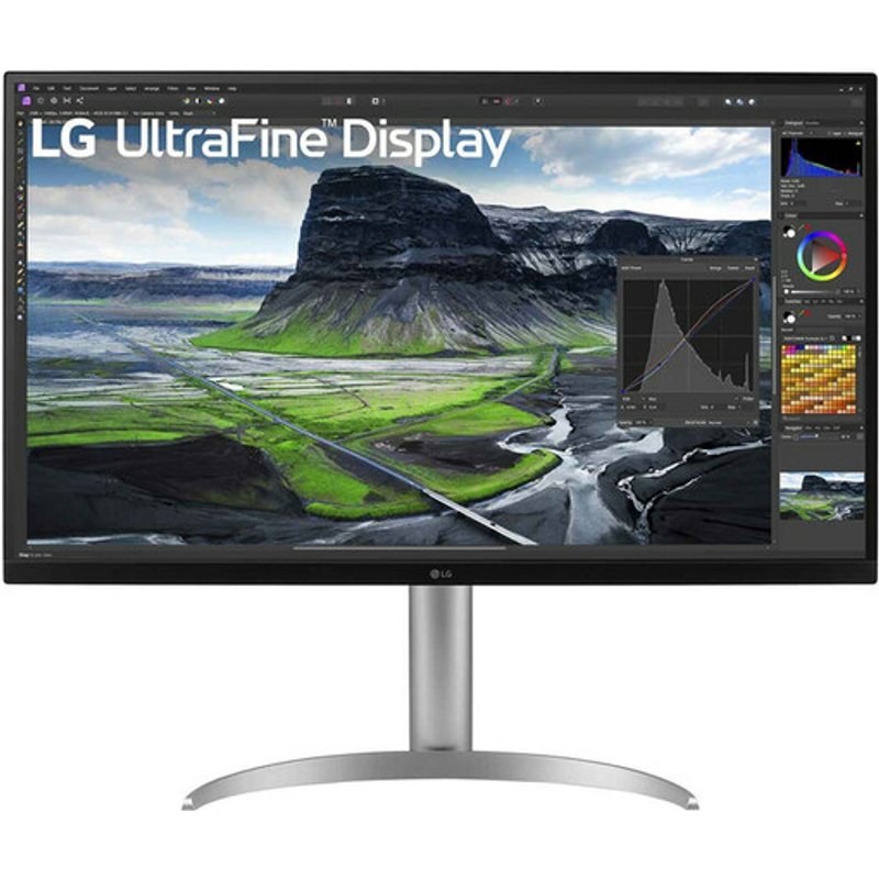 Écran PC LG 32UQ850V-W.AEU 32" 4K UHD Noir et Gris